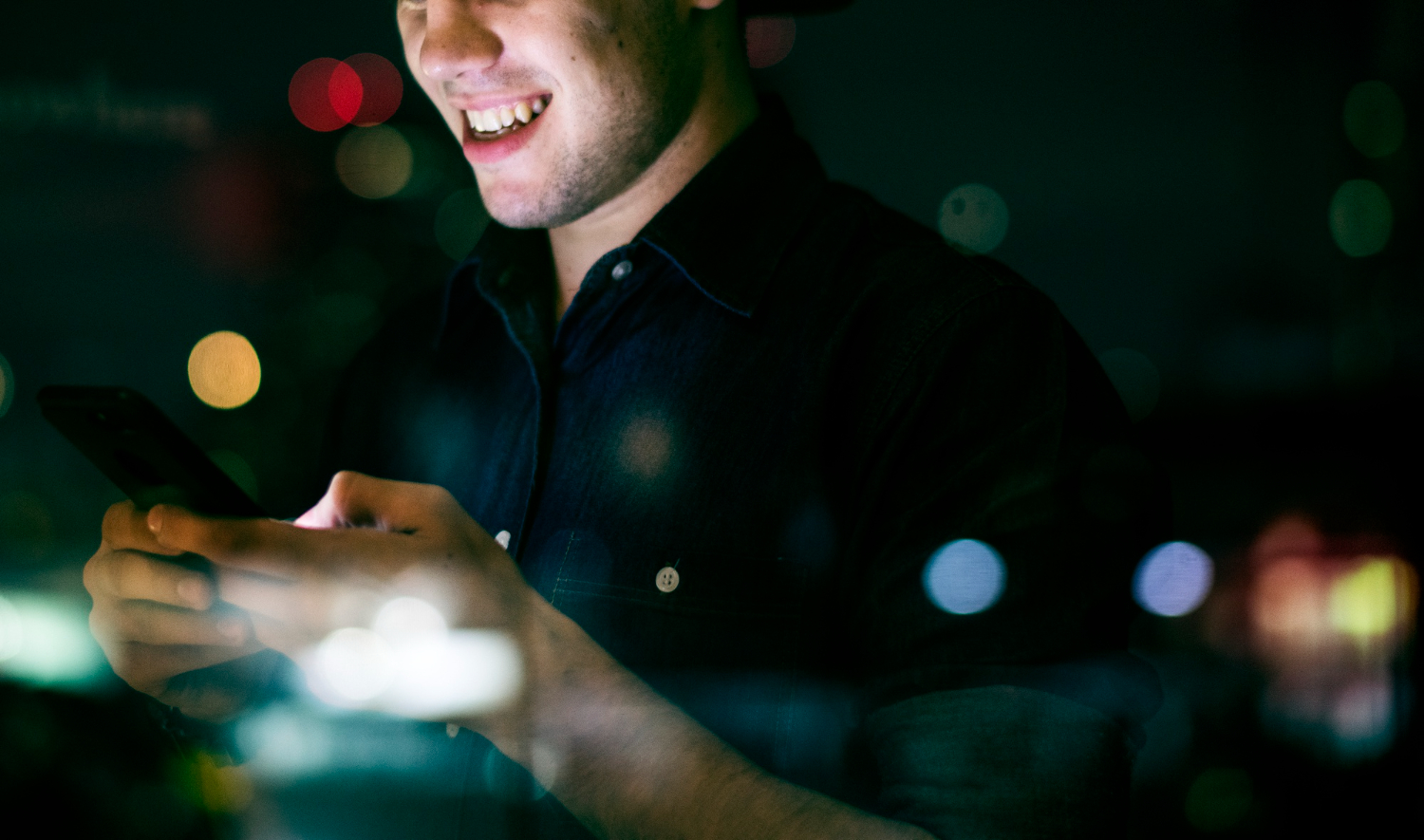 man with phone