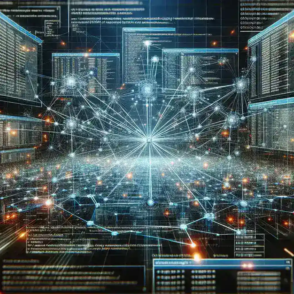 "Diagram illustrating enterprise-managed webhook routing systems, highlighting the streamlined digital communication infrastructure for efficient data transfer and integration."